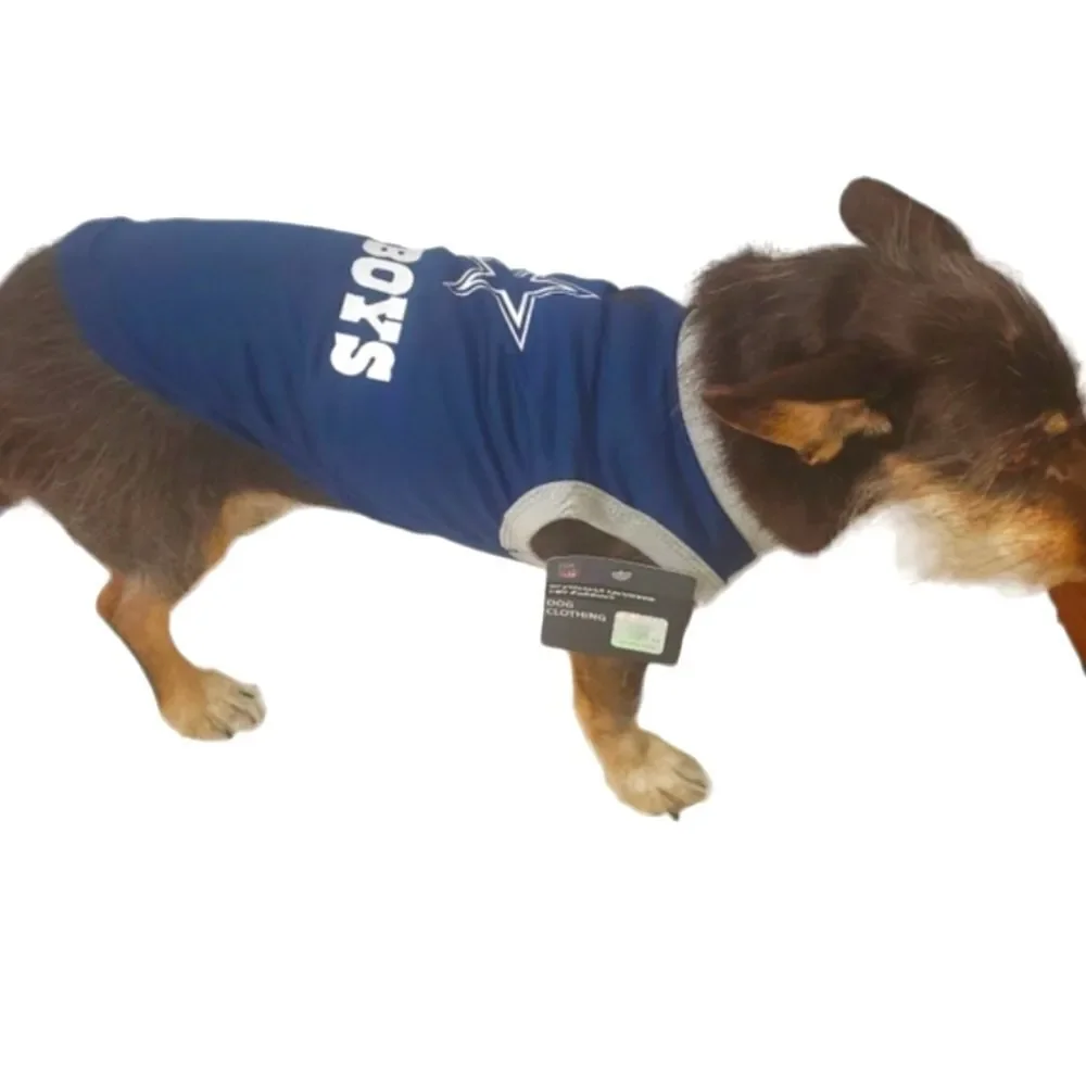 NFL Dallas Cowboys Dog Tshirt Size Small Or Medium